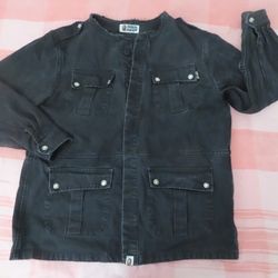 a bathing ape bape wgm denim jacket