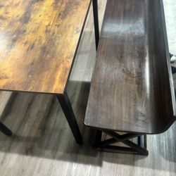 Table And Bench /Mesa Y Banco 