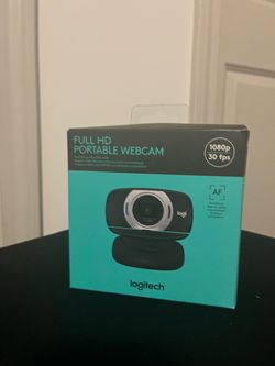 2 Logitech Full HD Portable Webcam 1080p 30fps