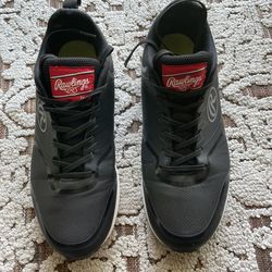 Rawlings Black Athletic Shoes - Sz 10