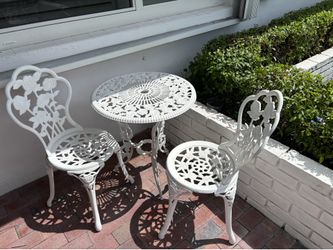 6 piece wrought iron set