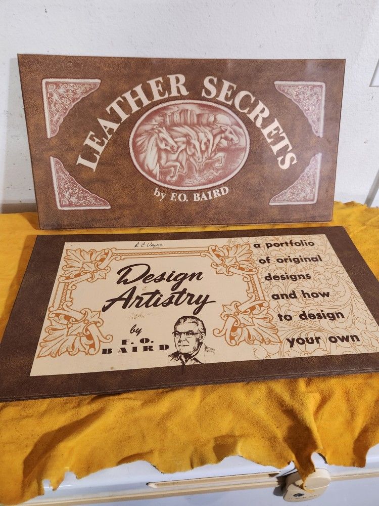 Vintage Leather Craft Stamp Pattern And Instructions