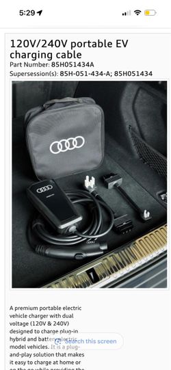 Audi charger brand new