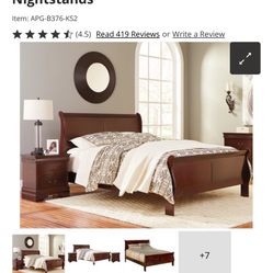 Sleigh Bed Queen