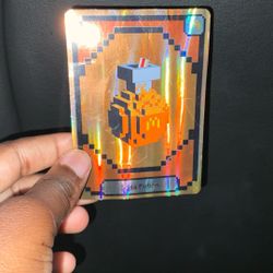 A Minecraft Movie: McDonald’s Soda Potion Toy Minecraft Skin Card(Unused)