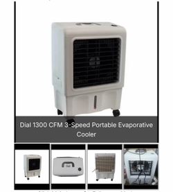 Dial 1300 CFM 3-Speed Portable Evaporative Cooler