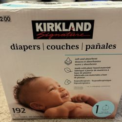 Brand New Size 1 Kirkland Brand Diapers