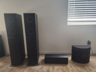 Infinity Reference Towers + Center & Klipsch Surrounds – Complete 5.0 Home Theater