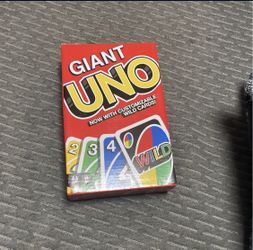 Mattel - Giant UNO Card Game - 108 Huge Jumbo Cards