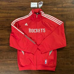 Adidas Houston Rockets On Court Warm Up Zip Up Jacket