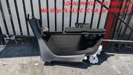 Rear Left Quarter Trim Panel 2020 Honda 84669-TGS-A21ZA 2019 (H8546)