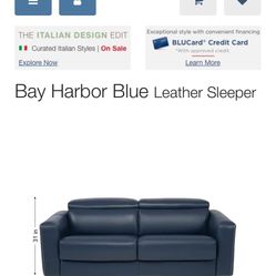 Leather Sofa 
