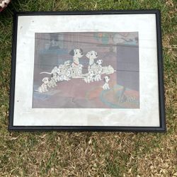 Framed Disney 101 Dalmations Picture