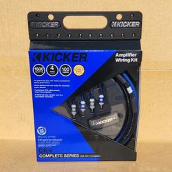 Kicker CK4 4-Guage Power Amplifier Wiring Kit CK Series FHS Fuse Remote Power Wire 46CK4 🚨 Payment Options Available 🚨 No Credit Needed 🚨