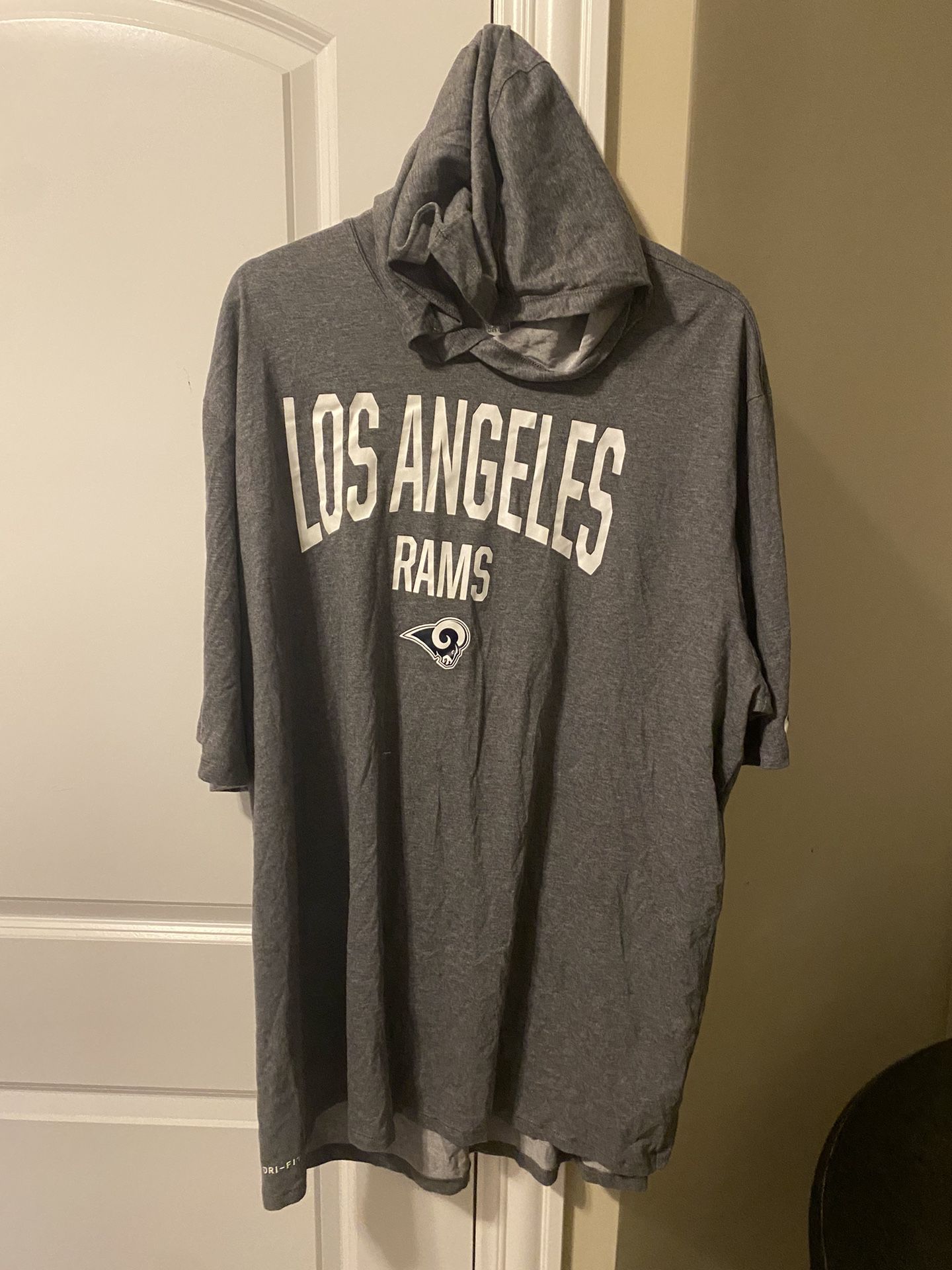 Brian Allen #55 Game Worn Used Warm Up Jersey Sweatshirt Size XXL LA Chargers