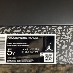 dead stock Air Jordan 3 Retro “88”