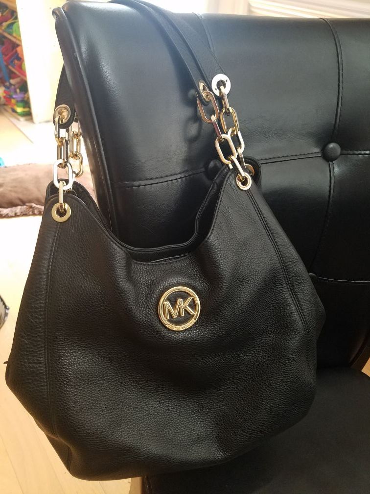 Authentic Michael Kors leather purse