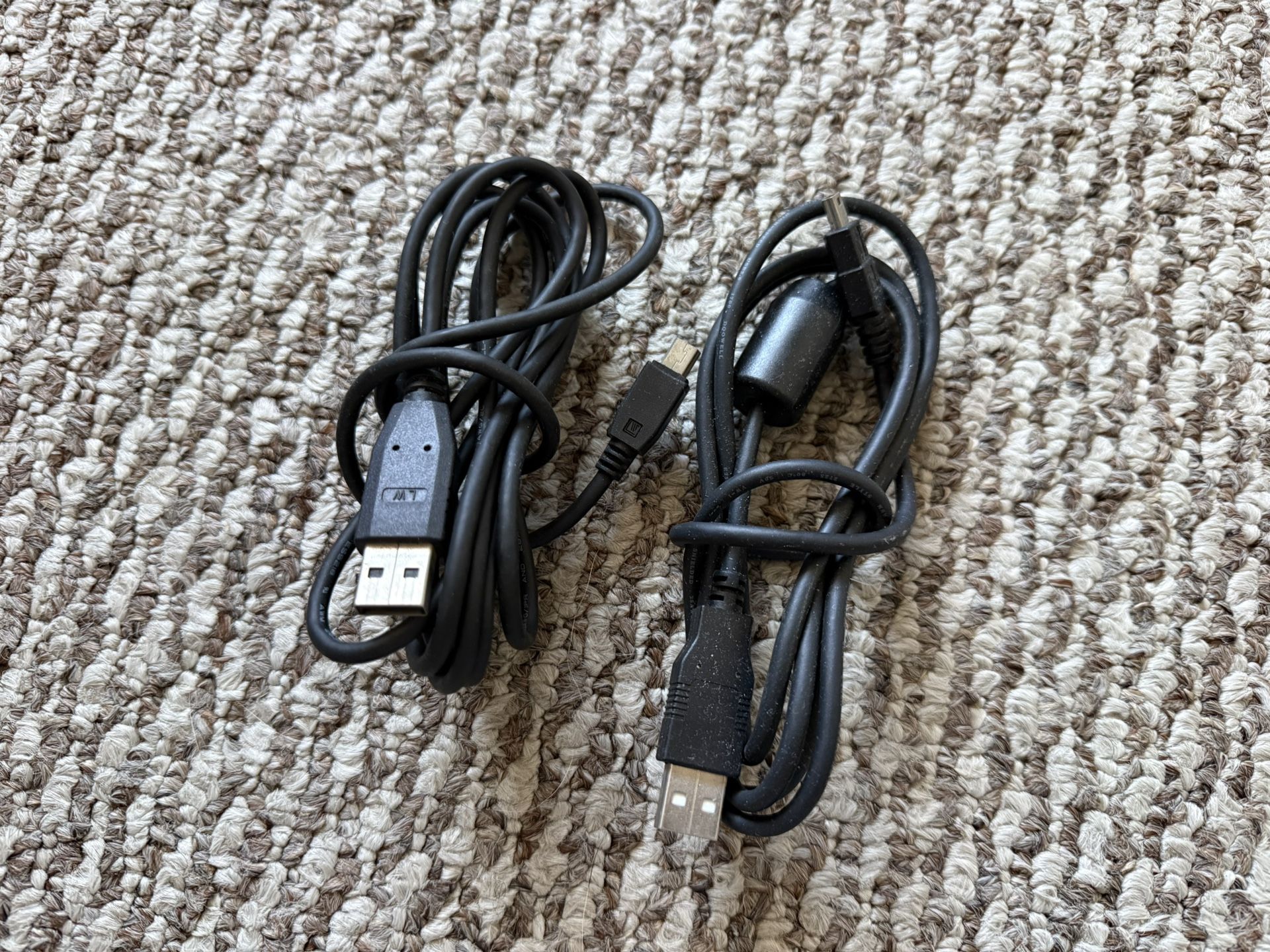 PS3 Controller Charging Cables