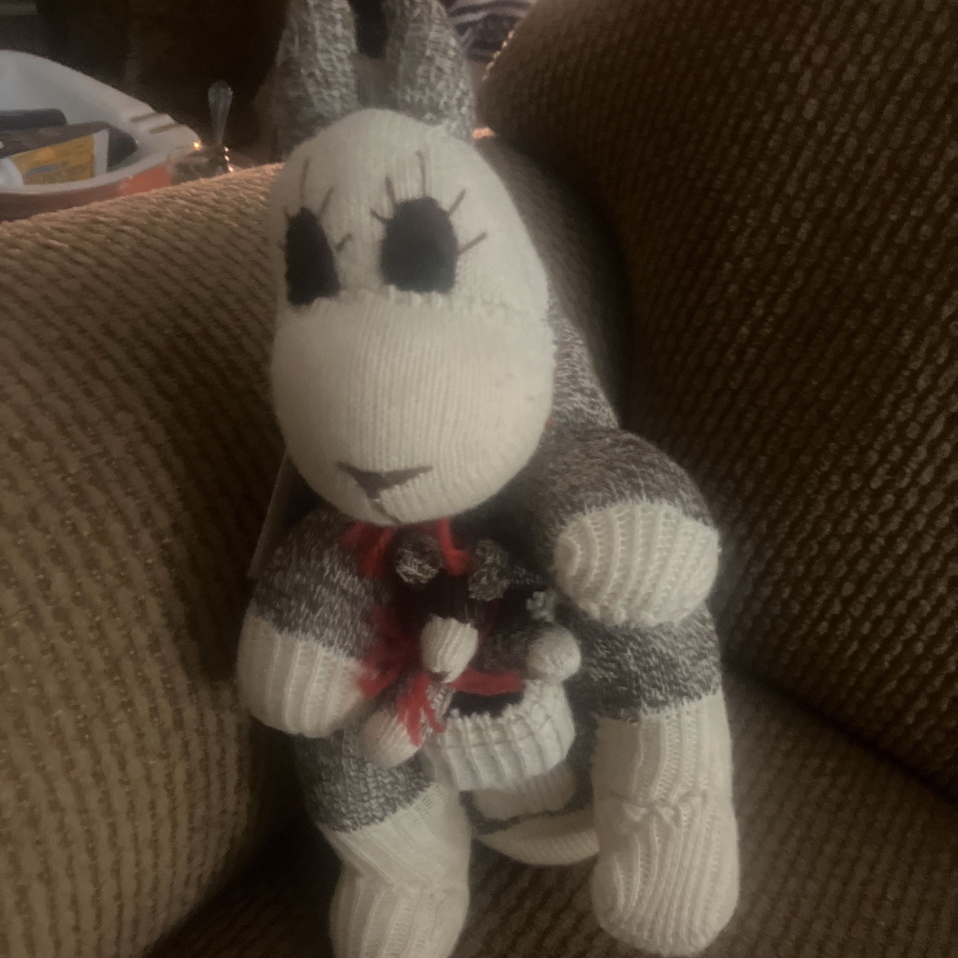 Hand Made Kangaroo W Babies