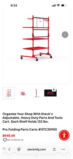 Auto Body Shop Tool Racks For Parts