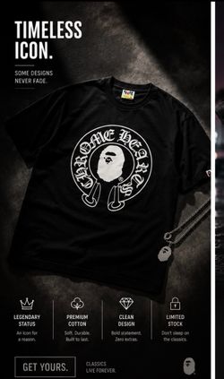Bape x chrome hearts, T-shirt
