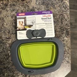Collapsible Kennel Bowl