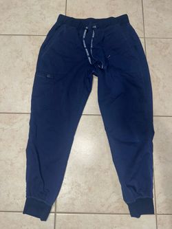 Med Couture Touch Navy Blue Scrub Jogger Pants Women’s Medium M Healthcare Nurse