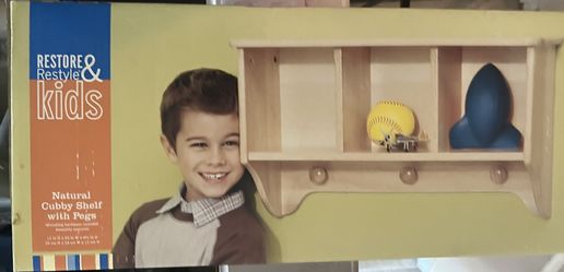 Cubby Shelf With pegs