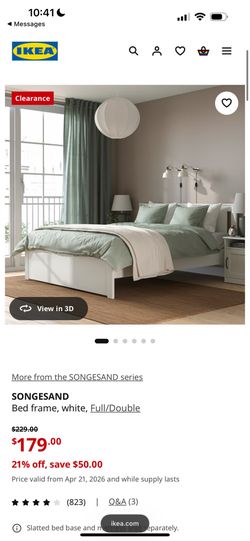 White Full Bed Frame