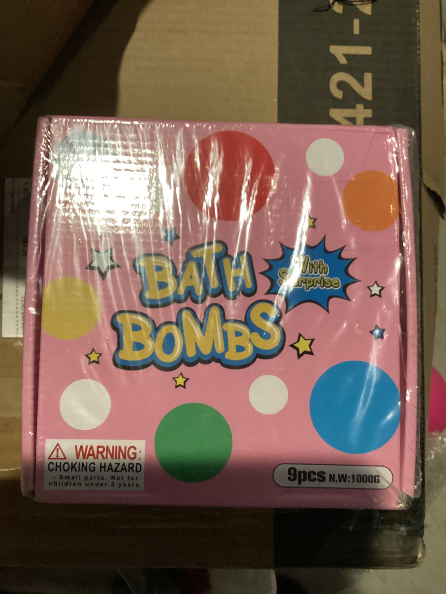 9 Pack Bath Bombs for Kids with POKÉMON Surprise Inside