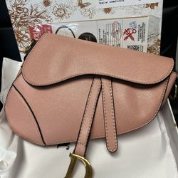 Pink Saddle Bag