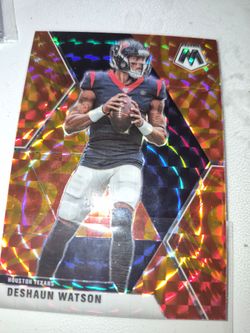 Deshaun Watson Mosaic PRIZM Houston Texans Football Card