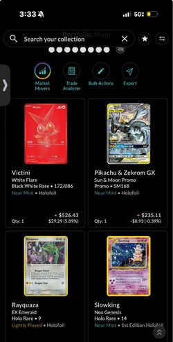 Grail Pokemon Singles! Modern vintage and mid era