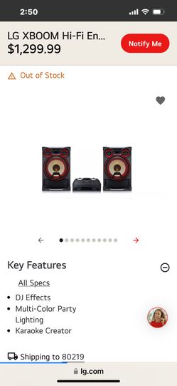 LG XBOOM 5000