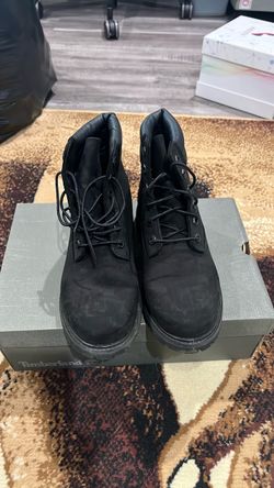 Timberland Black Lace-Up Boots