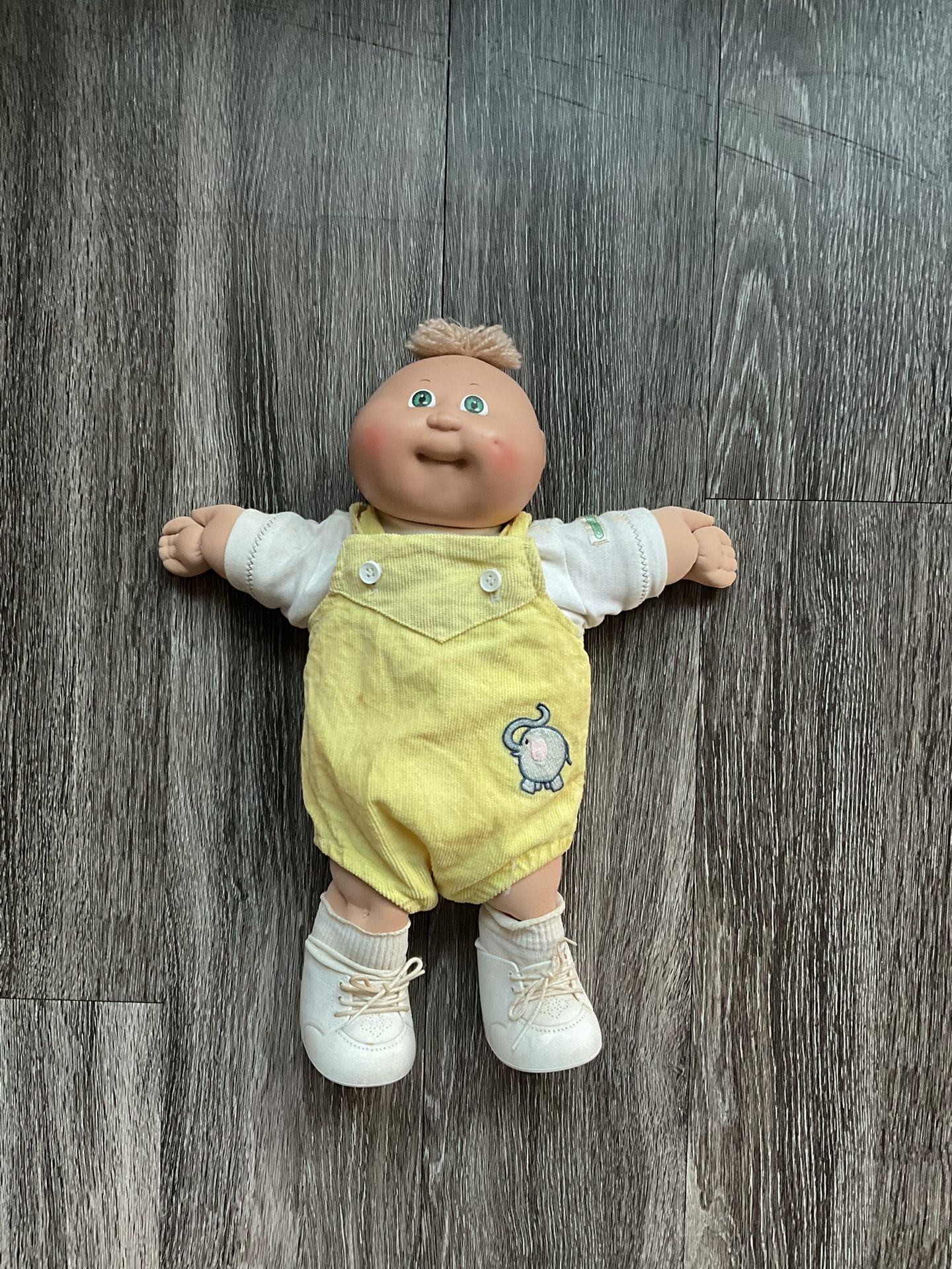 Vintage Cabbage Patch Kids 1982 Preemie Doll Blonde, Green Eyes