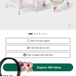 Baby Doll Nursery Bundle for 14" - 16" Dolls - Gigglescape™: Stroller, Crib, and High Chair Set