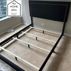 🚨 Package Deal!!! 🚨 Brand New Queen Bed Frame  With FREE Mattress And Box Spring, In Stock Ready For Delivery TODAY!! 🚚 