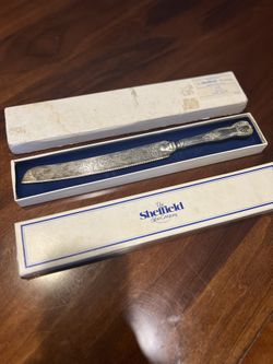 Sheffield Silver 616 Cake Vintage Cake Knife