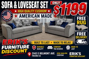 New sofa and loveseat
