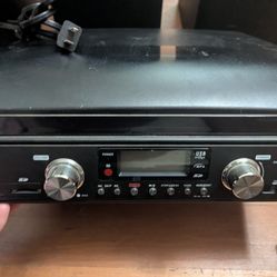 Vinyl Player/Digital Recorder And Stereo Receiver 