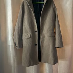 Men’s Camel Coat Like New $20