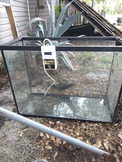 40 gallon fish tank with bubble box portable air pump Marine metal products