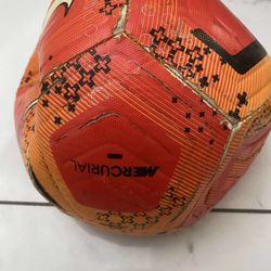 NIKE MERCURIAL FADE SIZE 5 SOCCER BALL Orange