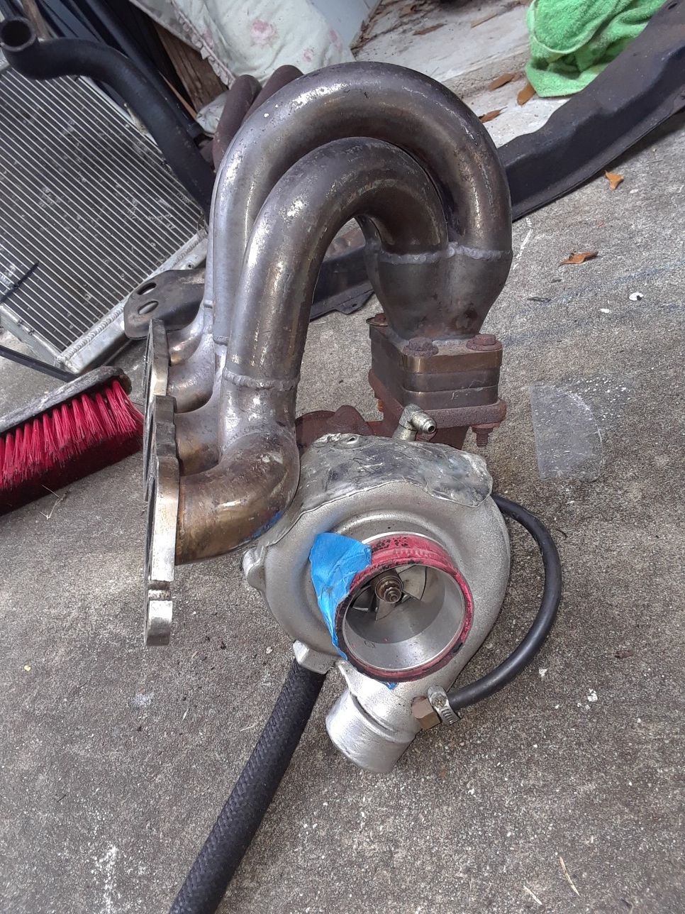 4age turbo manifold w/turbo