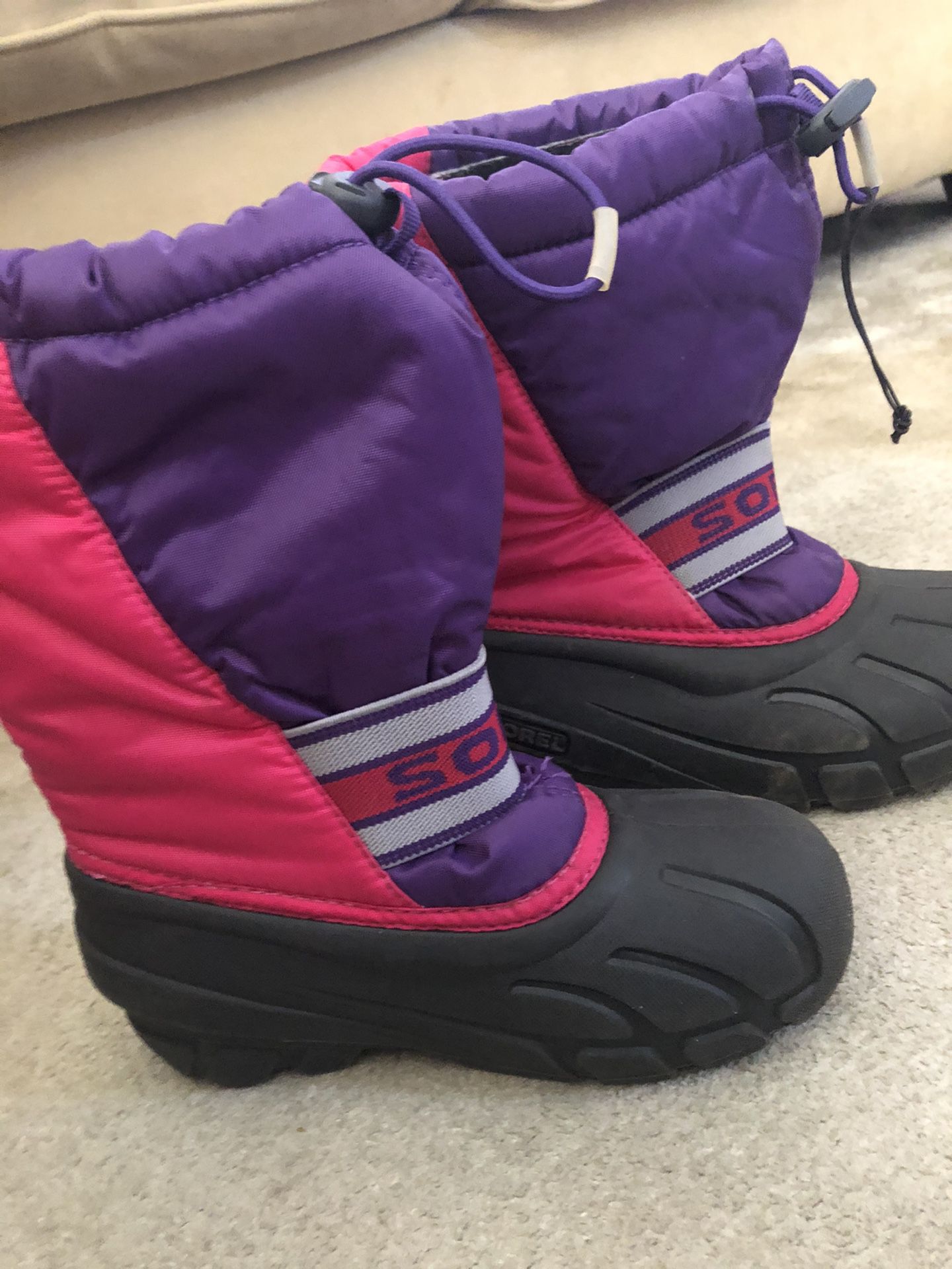 Kids sorrel snow boots