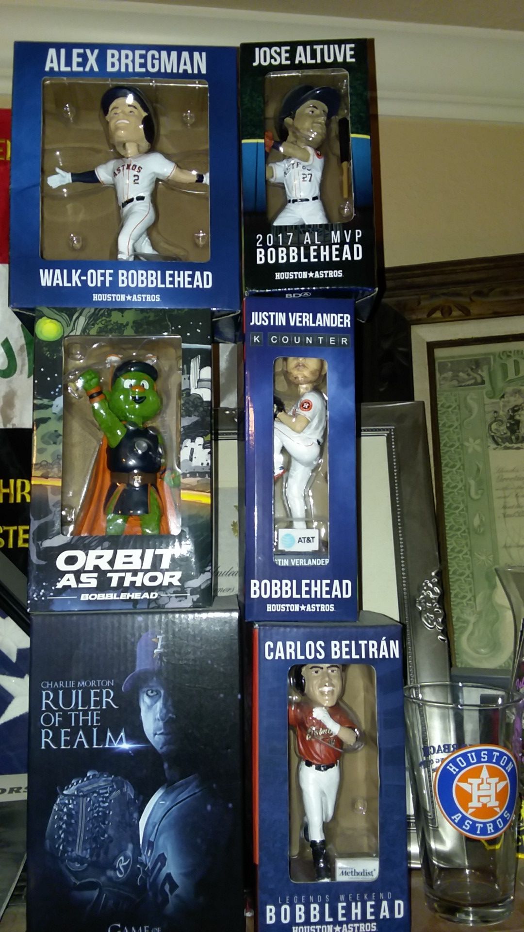 Astros 2018 bobblehead collection