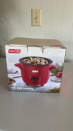 Dash Mini Rice Cooker 2 Cup Red