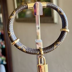 Keep It Twice Monogram Bracelet Size 17