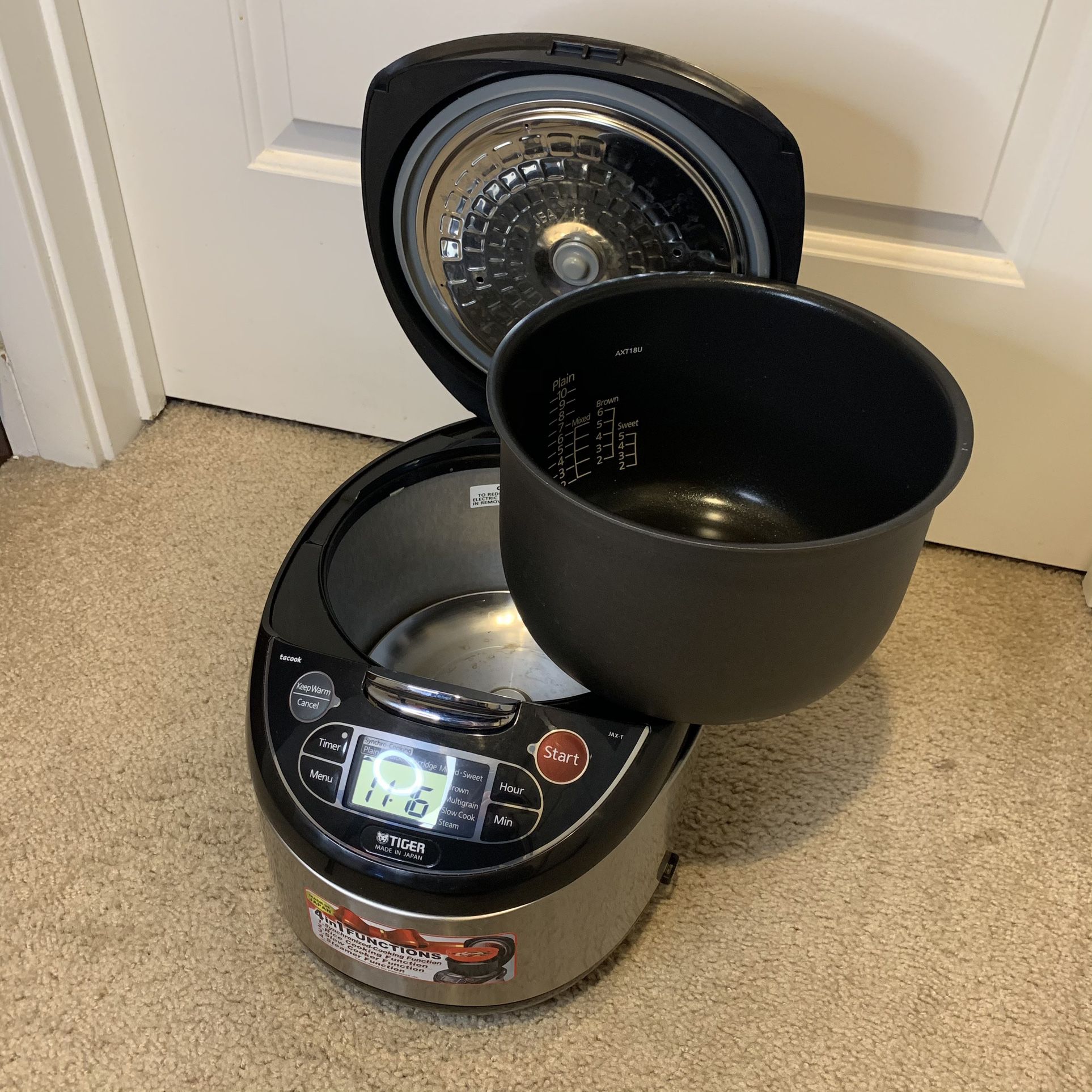 Tiger Tacook Rice Cooker For Sale In San Jose Ca Offerup
